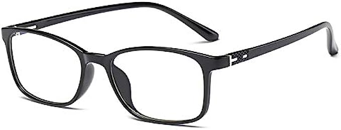 ANRRI Blue Light Blocking Glasses Anti Eyestrain UV Filter Computer Game Eyeglasses Lightweight Frame