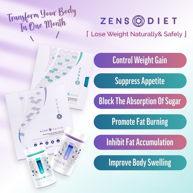 SG SELLER❤️Wellous ZENSO Kuro Daitto Kuro Mizu Kuro Shuga Kuro Oiru Advance Zenso Set Lite Zenso Set